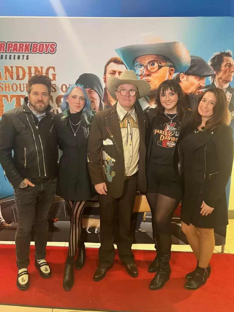 The Milberry Marketing Team at the Trailer Park Boys "Standing on the Shoulders of Kitties" Halifax premiere.