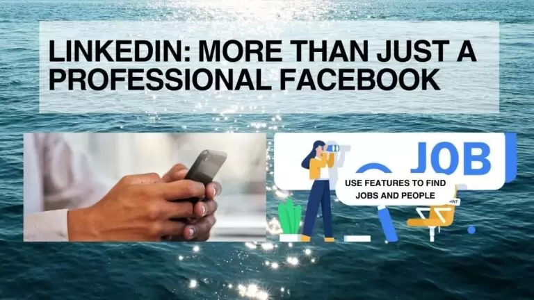 LinkedIn is more than just a professional Facebook.