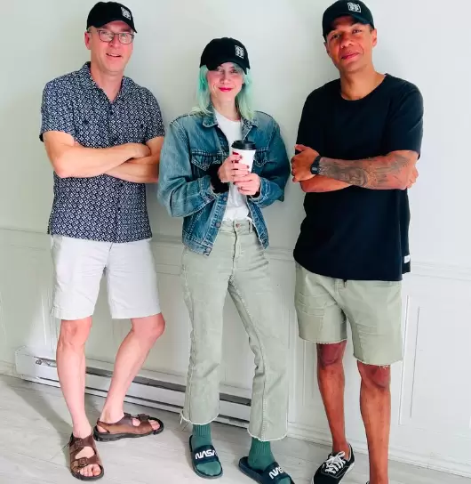 Milberry Marketing's Cait Milberry with podcast guests David Alston and Jordan Owens.